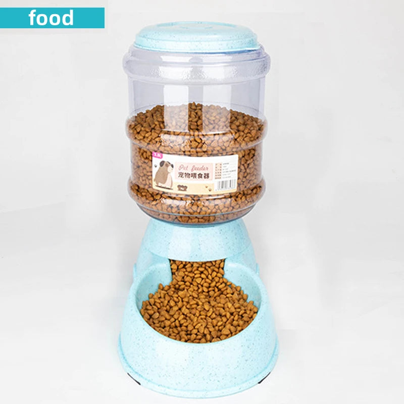 Large-Capacity Pet Feeder & Water Dispenser – Food & Water Bowls for Cats & Small Dogs