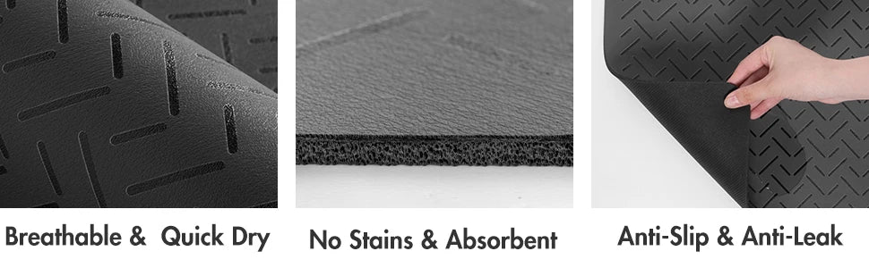Absorbent Pet Feeding Mat – Quick-Dry with Non-Slip Rubber Backing