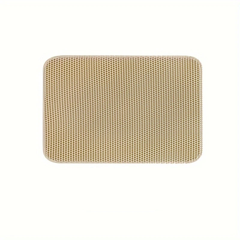 Large Double-Layer Cat Litter Mat – Waterproof, Honeycomb Design for Scatter Control