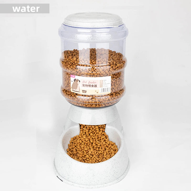 Large-Capacity Pet Feeder & Water Dispenser – Food & Water Bowls for Cats & Small Dogs