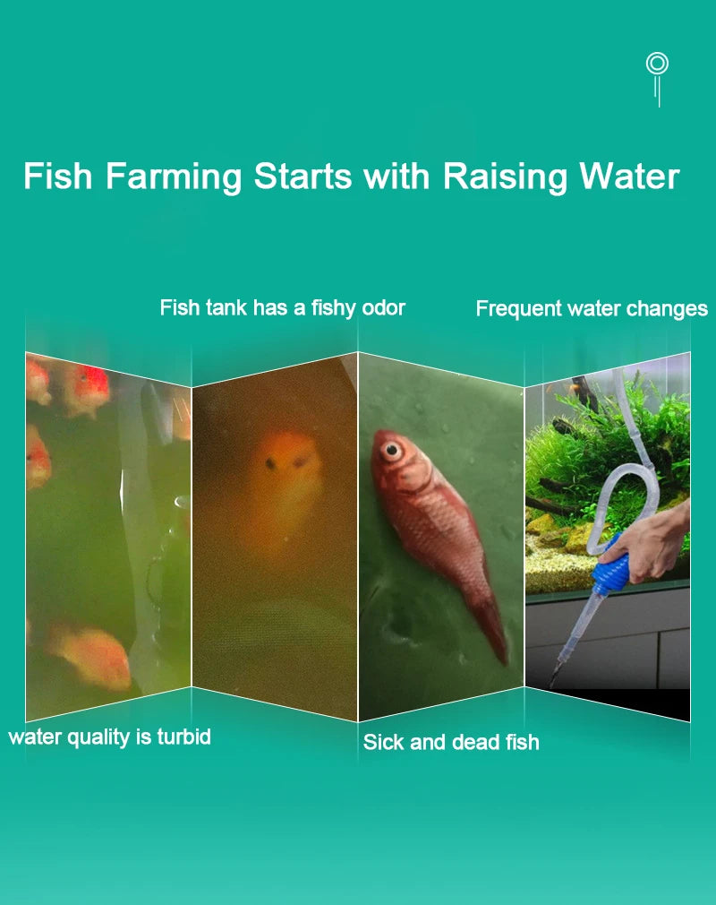 3-in-1 Aquarium Filter Pump – 3W/5W/10W Silent Water Circulation & Aeration