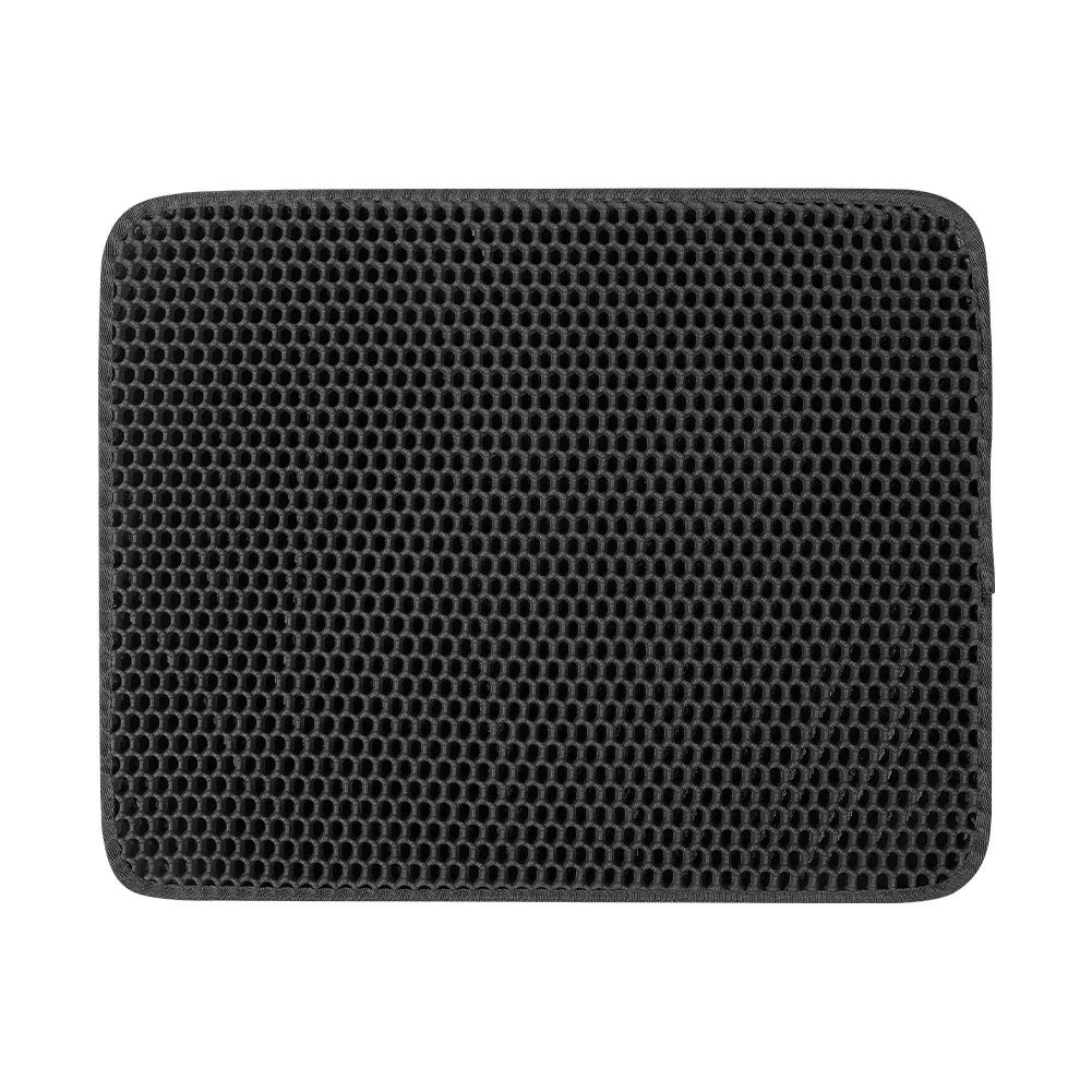 Large Double-Layer Cat Litter Mat – Waterproof, Honeycomb Design for Scatter Control