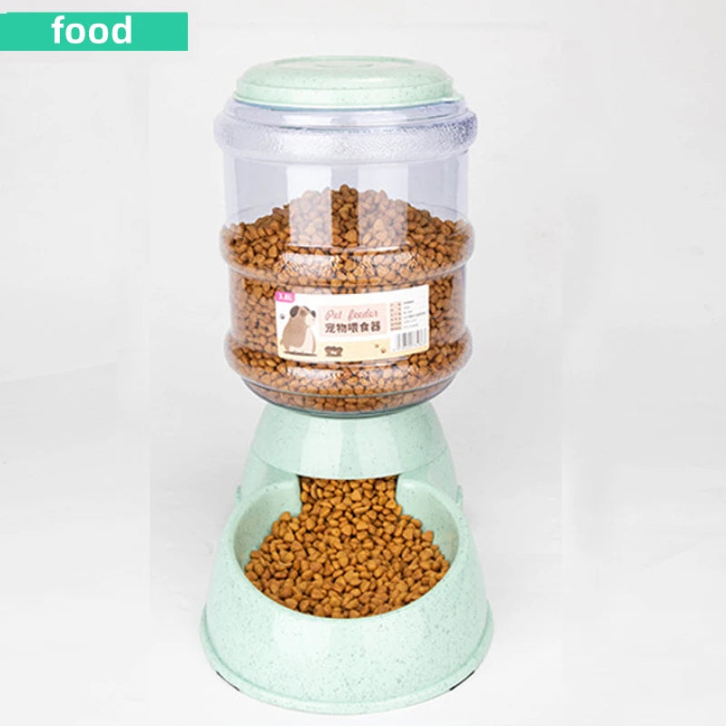 Large-Capacity Pet Feeder & Water Dispenser – Food & Water Bowls for Cats & Small Dogs