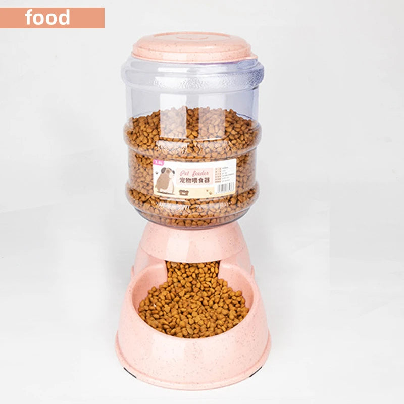 Large-Capacity Pet Feeder & Water Dispenser – Food & Water Bowls for Cats & Small Dogs