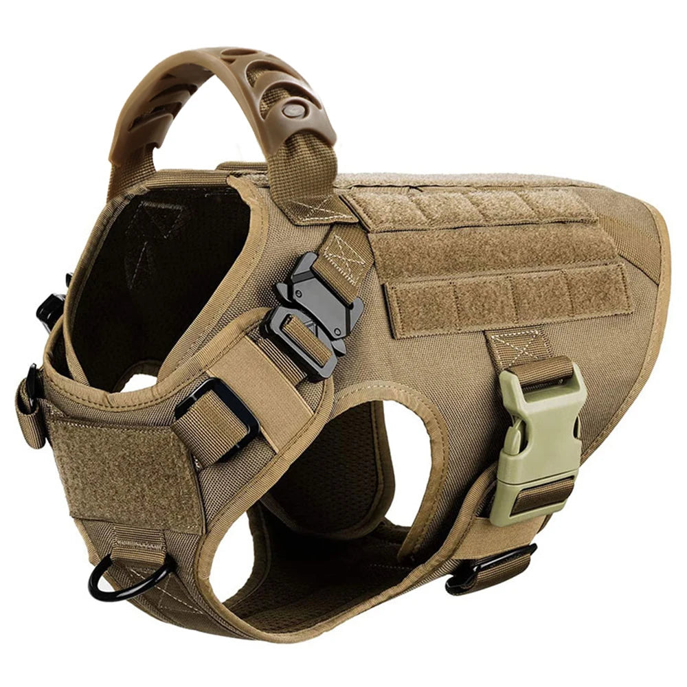 Large Dog Harness & Leash Set for German Shepherd & Malinois