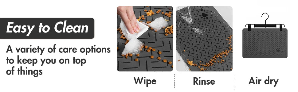 Absorbent Pet Feeding Mat – Quick-Dry with Non-Slip Rubber Backing