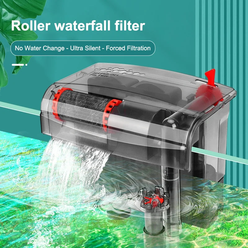 3-in-1 Aquarium Filter Pump – 3W/5W/10W Silent Water Circulation & Aeration